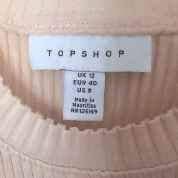 Top shop ribbed knit crop tank - Picture 6 of 6